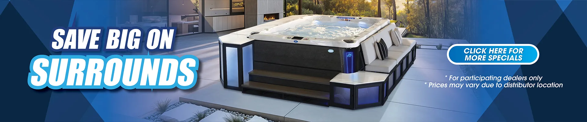Calspas hot tub being used in a family setting - Mendoza
